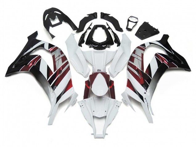2011-2015 Kawasaki ZX10R Motorcycle Fairings - White Red Silver Black Canada