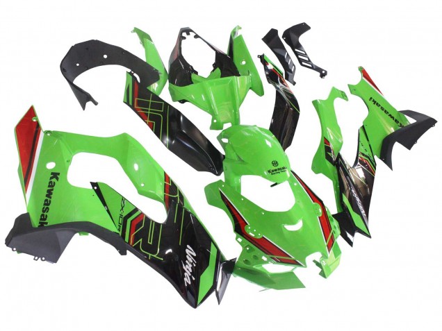 2021-2025 Kawasaki ZX10R Motorcycle Fairings - Green Black Red Canada