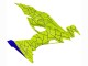 2019-2022 Kawasaki ZX6R Motorcycle Fairings - Blue Yellow Canada