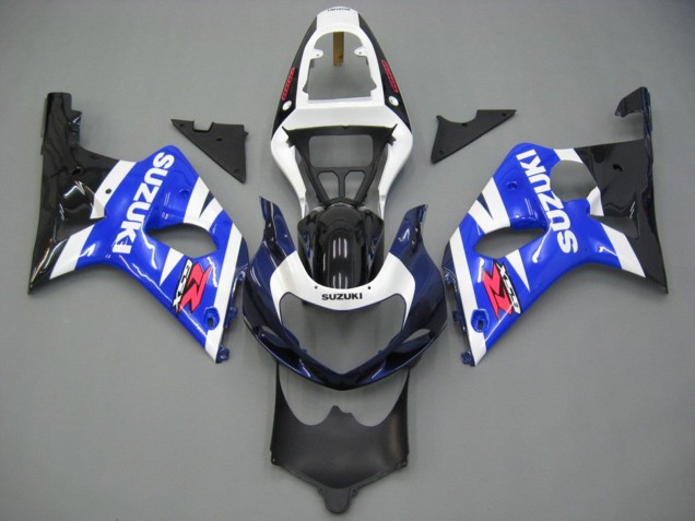 2000-2002 Suzuki GSXR1000 Motorcycle Fairing - White Blue Black Red Canada