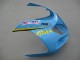 2000-2002 Suzuki GSXR1000 Motorcycle Fairings - Light Blue Yellow Black Motul Rizla Canada