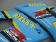 2000-2002 Suzuki GSXR1000 Motorcycle Fairings - Light Blue Yellow Black Motul Rizla Canada