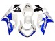 2000-2002 Suzuki GSXR1000 Motorcycle Fairings - White Blue Jordan 59 Canada