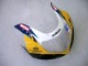 2000-2002 Suzuki GSXR1000 Motorcycle Fairings - Yellow Dark Blue White Motul Corona Canada