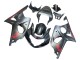 2000-2002 Suzuki GSXR1000 Motorcycle Fairings - Matte Grey Red Decal Canada