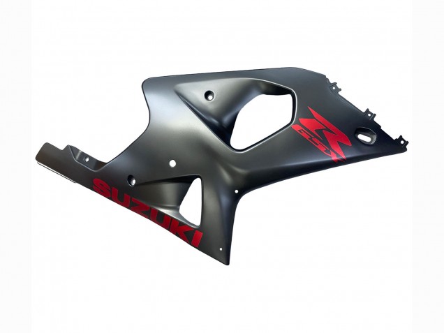 2000-2002 Suzuki GSXR1000 Motorcycle Fairings - Matte Grey Red Decal Canada