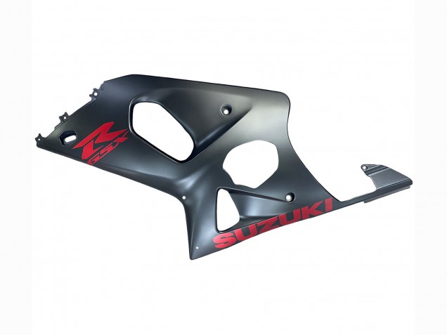 2000-2002 Suzuki GSXR1000 Motorcycle Fairings - Matte Grey Red Decal Canada