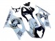 2003-2004 Suzuki GSXR 1000 Motorcycle Fairings - White Black Gold Motul Lucky Strike Canada