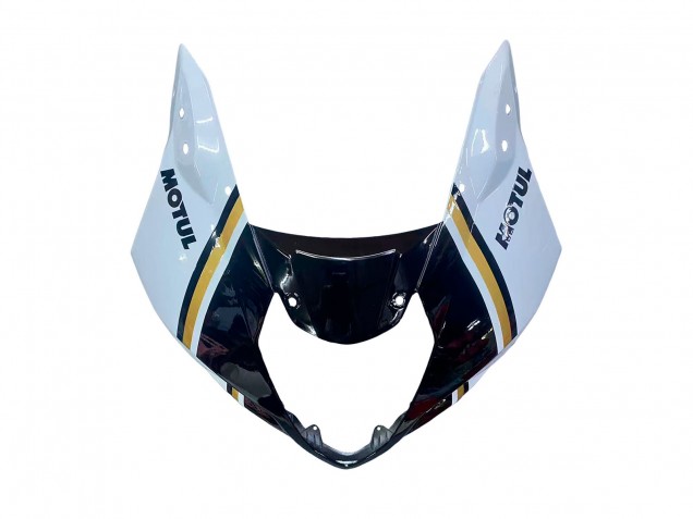 2003-2004 Suzuki GSXR 1000 Motorcycle Fairings - White Black Gold Motul Lucky Strike Canada