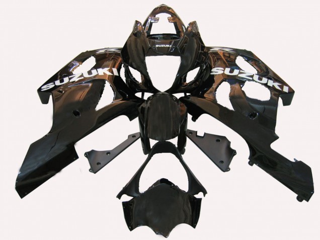 2003-2004 Suzuki GSXR 1000 Motorcycle Fairings - Matte Glossy Black Canada