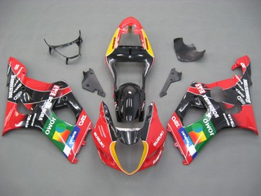 2003-2004 Suzuki GSXR 1000 Motorcycle Fairings - Red Yellow Blue Green Black JOMO Canada
