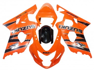 2004-2005 Suzuki GSXR 600 / GSXR 750 Motorcycle Fairings - Orange Black Canada