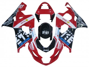 2004-2005 Suzuki GSXR 600 / GSXR 750 Motorcycle Fairings - Red White Black Blue Canada