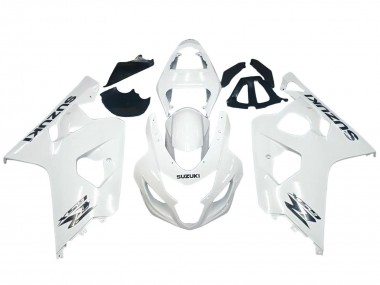 2004-2005 Suzuki GSXR 600 / GSXR 750 Motorcycle Fairings - Pearl White Canada