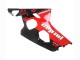 2004-2005 Suzuki GSXR 600 / GSXR 750 Motorcycle Fairings - Glossy Black Red Jordan Michelin Canada