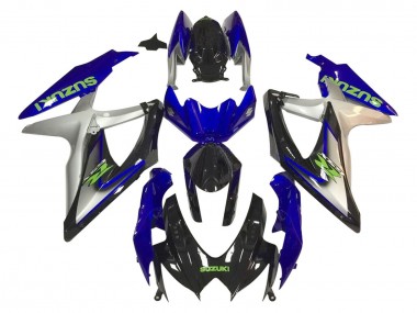2006-2007 Suzuki GSXR 600 / GSXR 750 Motorcycle Fairings - Silver Blue Glossy Black Green Canada