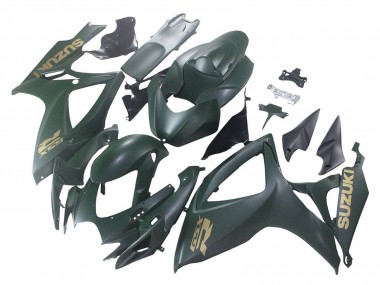 2006-2007 Suzuki GSXR 600 / GSXR 750 Motorcycle Fairings - Matte Army Green Canada