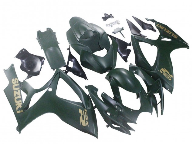 2006-2007 Suzuki GSXR 600 / GSXR 750 Motorcycle Fairings - Matte Army Green Canada