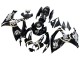 2006-2007 Suzuki GSXR 600 / GSXR 750 Motorcycle Fairings - Glossy Black White Motul Lucky Strike Canada