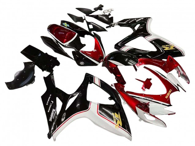2006-2007 Suzuki GSXR 600 / GSXR 750 Motorcycle Fairings - Red White Black Yellow Canada