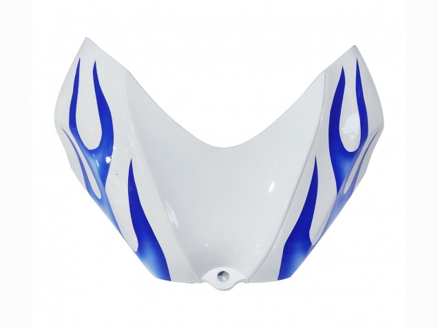 2006-2007 Suzuki GSXR 600 / GSXR 750 Motorcycle Fairings - White Blue Flame Canada