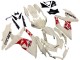 2008-2010 Suzuki GSXR 600 / GSXR 750 Motorcycle Fairings - Cream White Red Black Canada