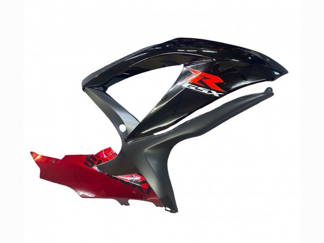 2008-2010 Suzuki GSXR 600 / GSXR 750 Motorcycle Fairing - Red Glossy Black Canada