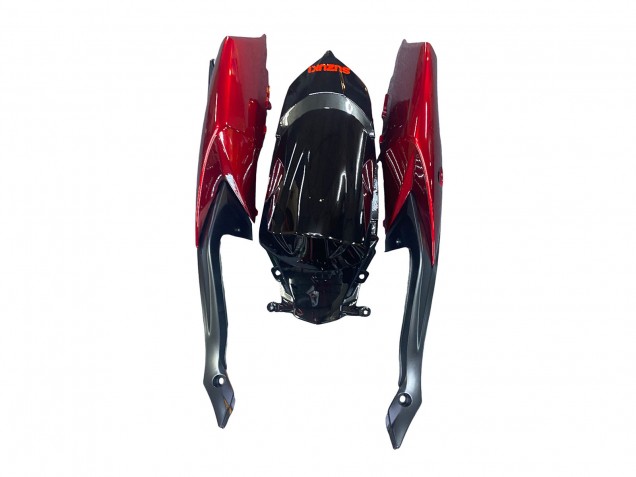 2008-2010 Suzuki GSXR 600 / GSXR 750 Motorcycle Fairing - Red Glossy Black Canada