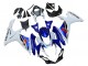 2011-2024 Suzuki GSXR 600 / GSXR 750 Motorcycle Fairing - White Blue Red Canada