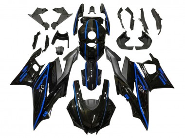 2022-2024 Yamaha YZF R3/R25 Motorcycle Fairings - Glossy Black Blue Canada