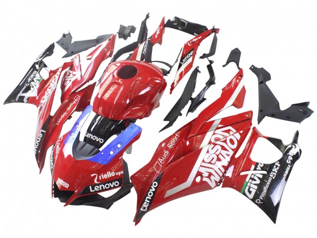 2022-2024 Yamaha YZF R3/R25 Motorcycle Fairings - Red Blue Black Lenovo Valsir Canada