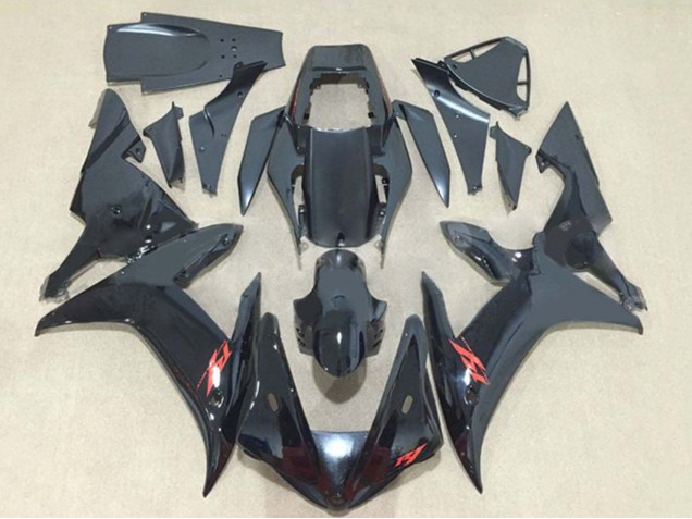 2002-2003 Yamaha YZF 1000 R1 Motorcycle Fairings - Glossy Black Red Canada