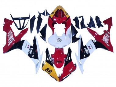 2004-2006 Yamaha YZF 1000 R1 Motorcycle Fairings - Yellow Red White Black YSP 88 Canada