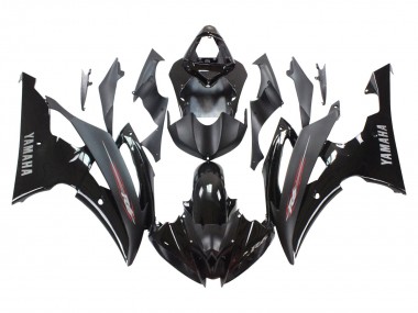 2008-2016 Yamaha YZF 600 R6 Motorcycle Fairings - Glossy Black Matte Black Canada