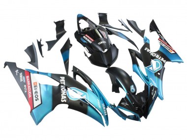 2008-2016 Yamaha YZF 600 R6 Motorcycle Fairings - Light Blue Matte Black Petronas ENEOS Canada