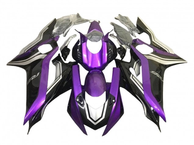 2017-2025 Yamaha YZF 600 R6 Motorcycle Fairings - Silver Purple Glossy Black Canada