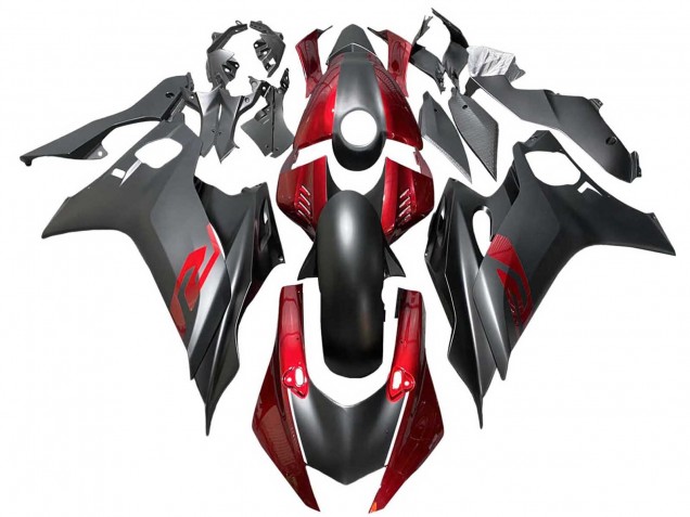 2017-2025 Yamaha YZF 600 R6 Motorcycle Fairings - Red Matte Black Canada