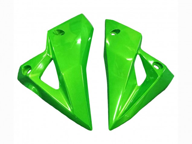 2013-2018 Kawasaki Z800 Motorcycle Fairings - Green Glossy Black Canada