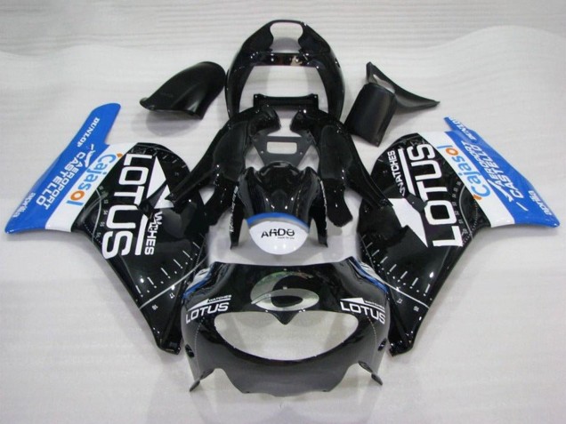 1995-1997 Aprilia RS250 Motorcycle Fairings - Glossy Black White Blue Lotus Canada