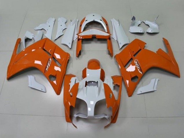 2007-2012 Yamaha FJR1300 Motorcycle Fairings - Orange White Canada