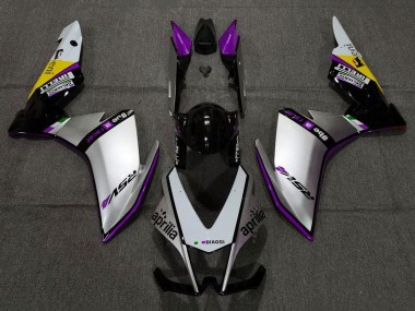 2009-2015 Aprilia RSV4 1000 Motorcycle Fairings - Silver Black Purple Yellow Canada