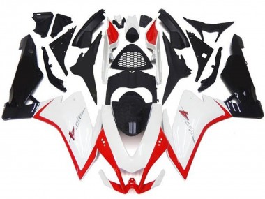 2009-2015 Aprilia RSV4 1000 Motorcycle Fairings - White Red Black Canada