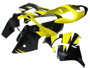 2002-2003 Kawasaki ZX9R Motorcycle Fairings - Yellow Black Canada