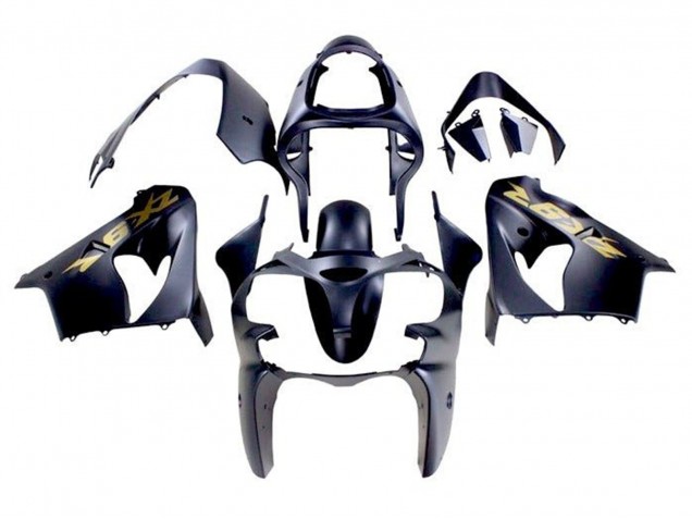 2002-2003 Kawasaki ZX9R Motorcycle Fairings - Blue Gold Canada