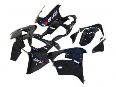 2002-2003 Kawasaki ZX9R Motorcycle Fairings - Glossy Black Canada