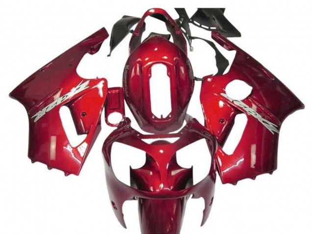 2002-2006 Kawasaki ZX12R Motorcycle Fairings - Cnady Red Canada