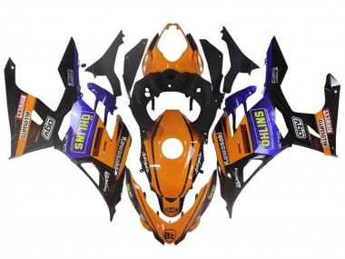 2018-2024 Kawasaki Ninja 400 Motorcycle Fairings - Orange Black Blue Yellow OHLINS Canada