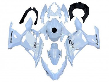 2018-2024 Kawasaki Ninja 400 Motorcycle Fairings - Pearl White Canada