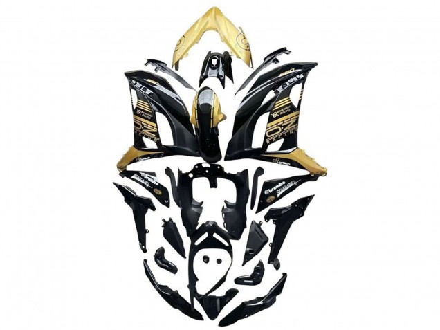 2017-2019 Kawasaki Ninja 650 EX650 Motorcycle Fairings - Gold Black Canada