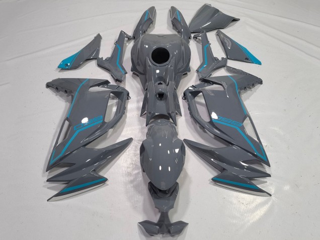 2020-2026 Kawasaki Ninja 650 EX650 Motorcycle Fairings - Grey Blue Canada